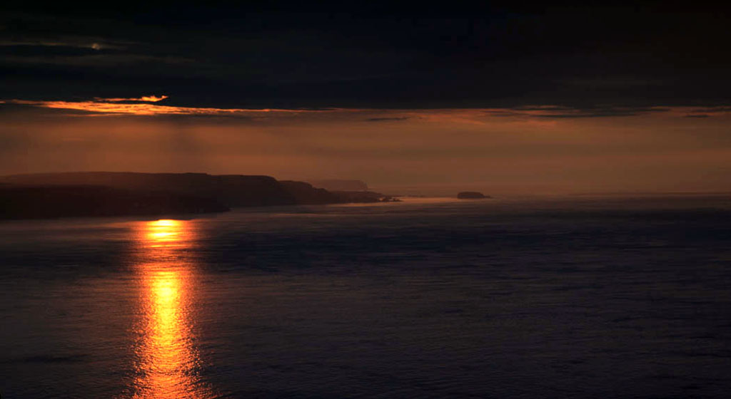 Fair Head sunset. Photo: Mike Hutton