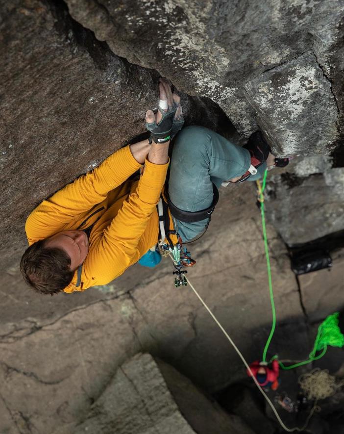 Pete Whittaker giving it full beans on Crown Royale. Photo: Andrew Burr/Patagonia