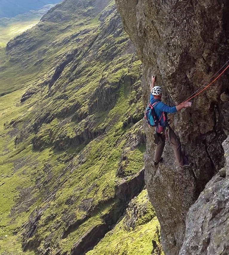 Lord of the Rings on Scafell’s East Buttress. Photo: © James McHaffie