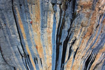 Iker Pou leading Zahir in Wedenstocke, Switzerland. Photo: Damiano Levati / The North Face