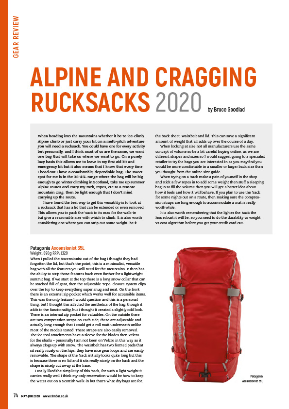 Climber May-June 20 Page 74