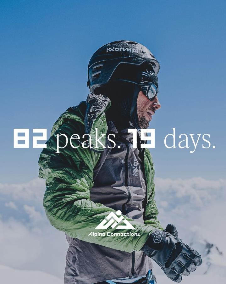 Kilian Jornet after completing the traverse in just 19days. Photo: Kilian Jornet collection