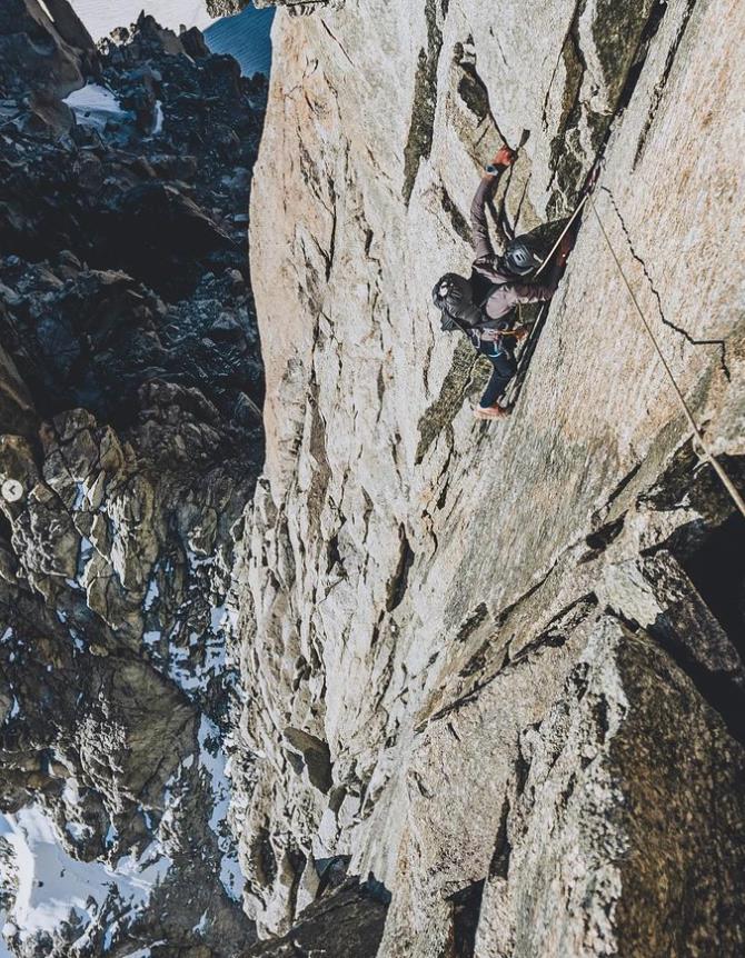 Kilian Jornet climbing on Stage 14. Photo: Kilian Jornet collection