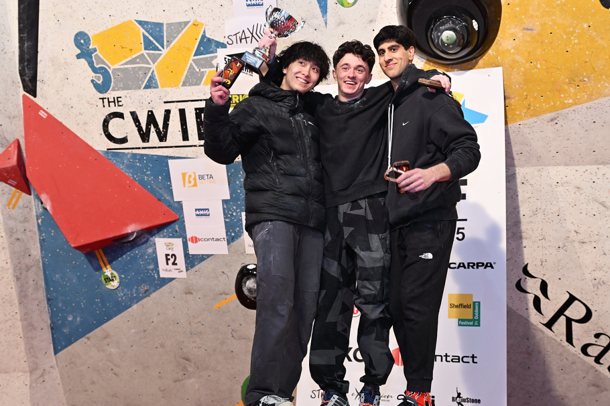 Men's Rab CWIF 2025 podium. Photo: Keith Sharples