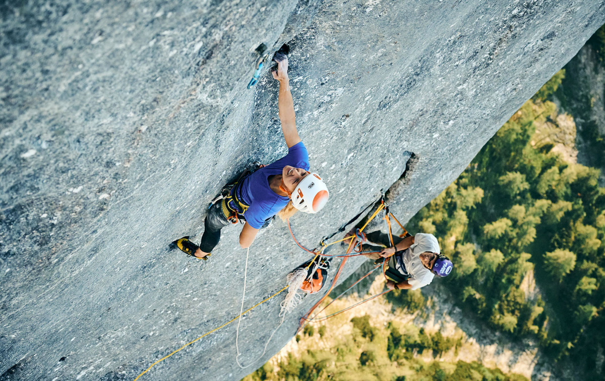 Lara Neumeier climbing End of Silence (F8b+). Photo: Ray Demski