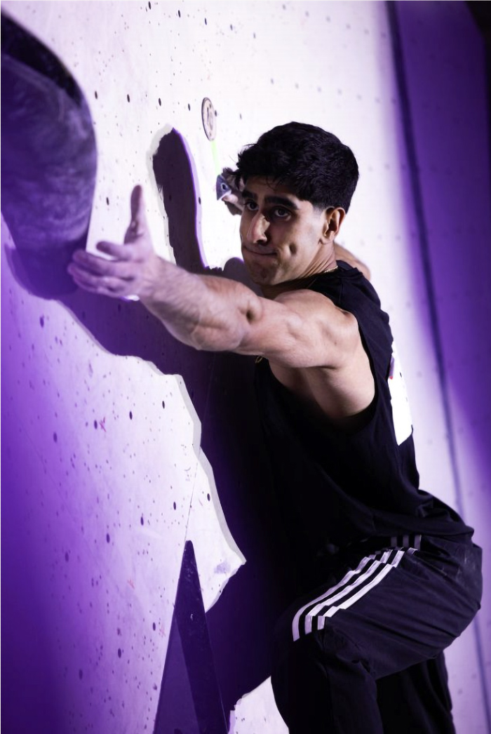 Dayan Akhtar in the Mens finals. Photo: Sam Pratt