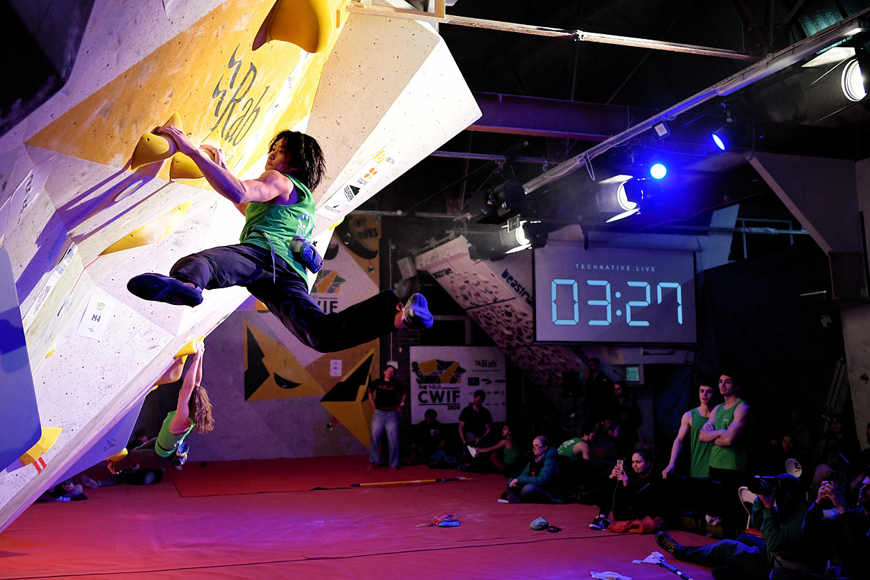 The Rab CWIF was one of the last competitions to run. When will competitions start again is still an unknown. Photo: Keith Sharples