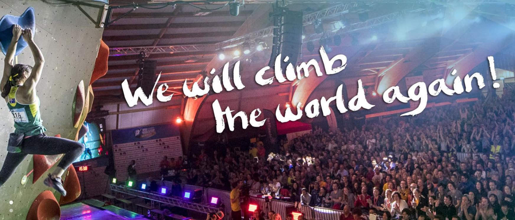 IFSC banner depicting lockdown. Photo: IFSC