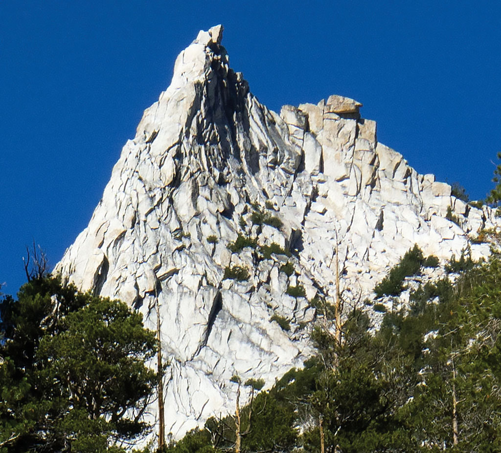 The striking Cathedral Peak. Photo: Bruce Goodlad