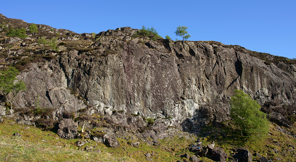 Reecastle Crag, home of White Noise (E3 5c). Photo: © David Simmonite