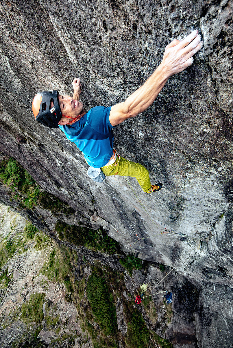 Neil Gresham on the business end of Lexicon (E11 7a). Photo: Alastair Lee/Posing Productions